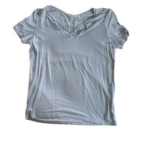American Eagle Outfitters Light Blue Short Sleeve Tee